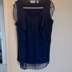 Navy blue blouse